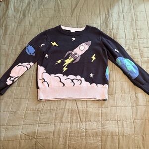 Baby gap Space-Themed Black Sweater